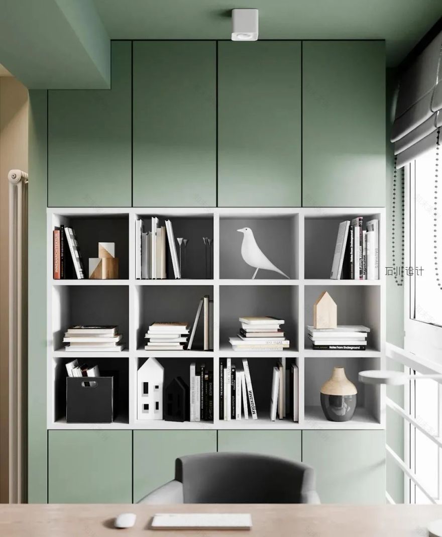 复古墨绿+原木轻奢-21