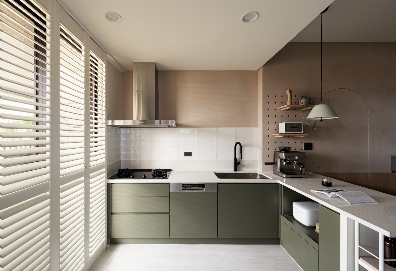 治愈奶茶色，一家人的冬日暖驿 | 筑悦空间设计-6