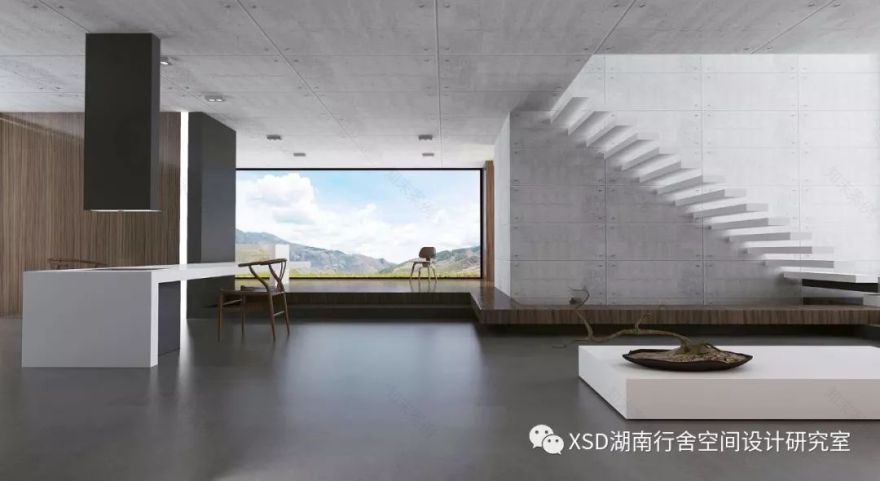 《融合》——现代简约挑空复式,自然生活与工作的完美结合-29