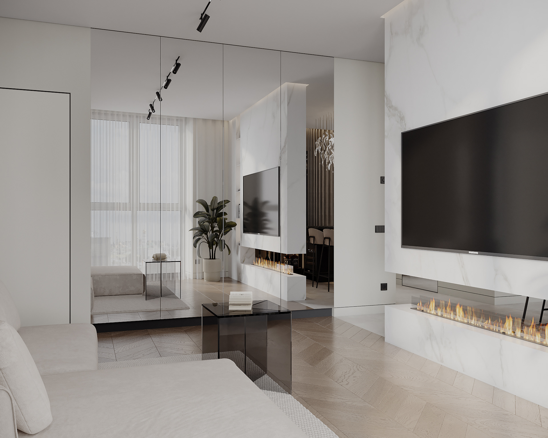 维尔纽斯，厨房与客厅区域 （注：Vilniy 可能是Vilnius维尔纽斯的拼写错误 ） 丨乌克兰-17