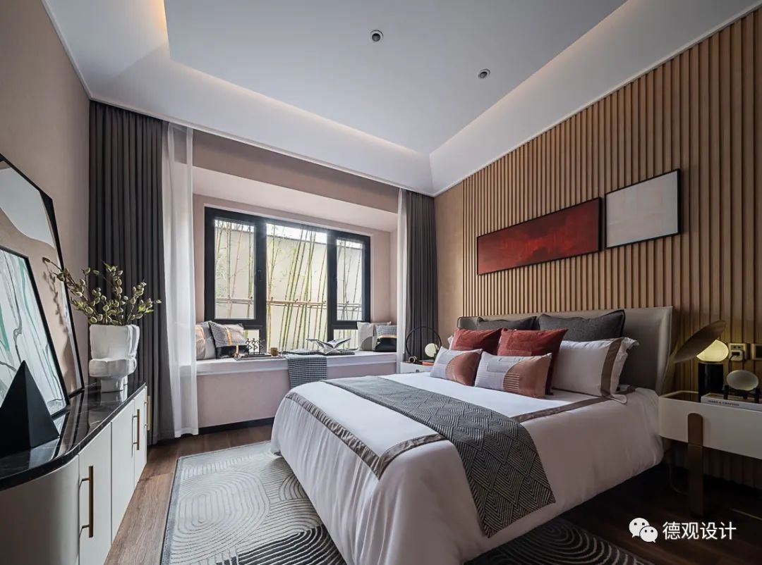 德观设计 | 兴华尚都国际样板间 | 惊艳橙光，写意人文东方-80