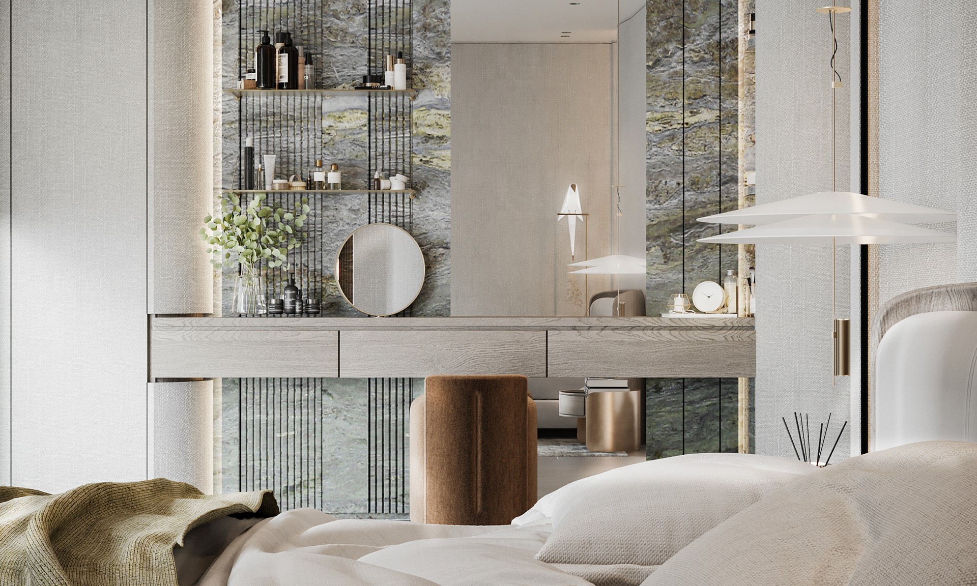 现代空间设计，石材系的完美应用！-45