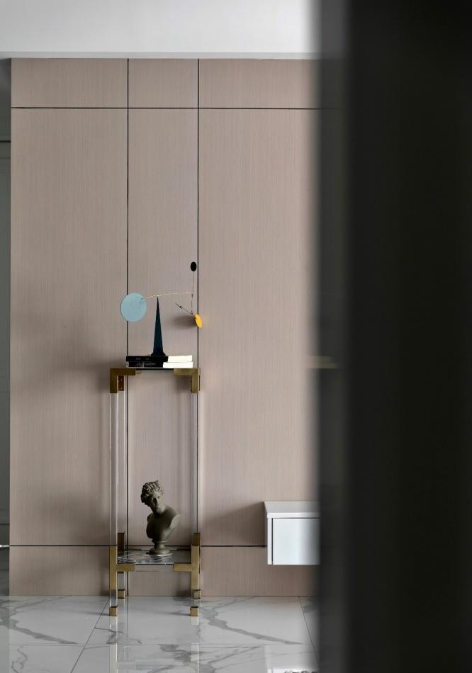 上北设计 | 蓝色乳胶漆打造的清凉空间-16