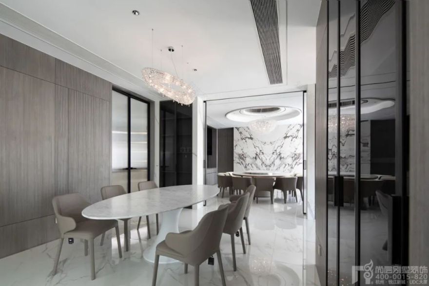 1250㎡现代奢华别墅设计丨尚层别墅装饰-31