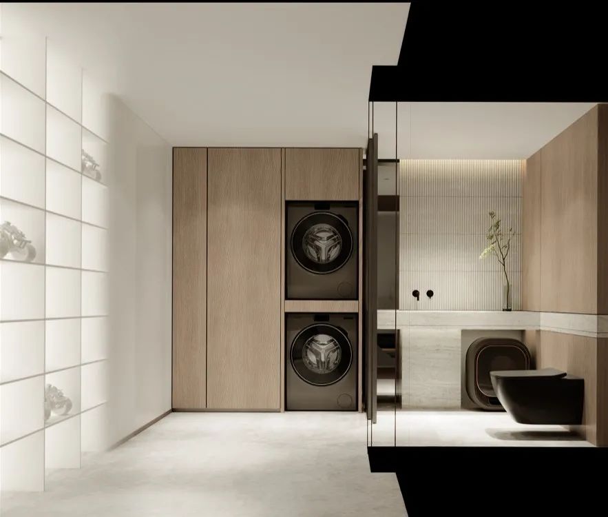 首发.璞凡设计｜上海阅麓山275㎡别墅，有温度的侘寂极简-42