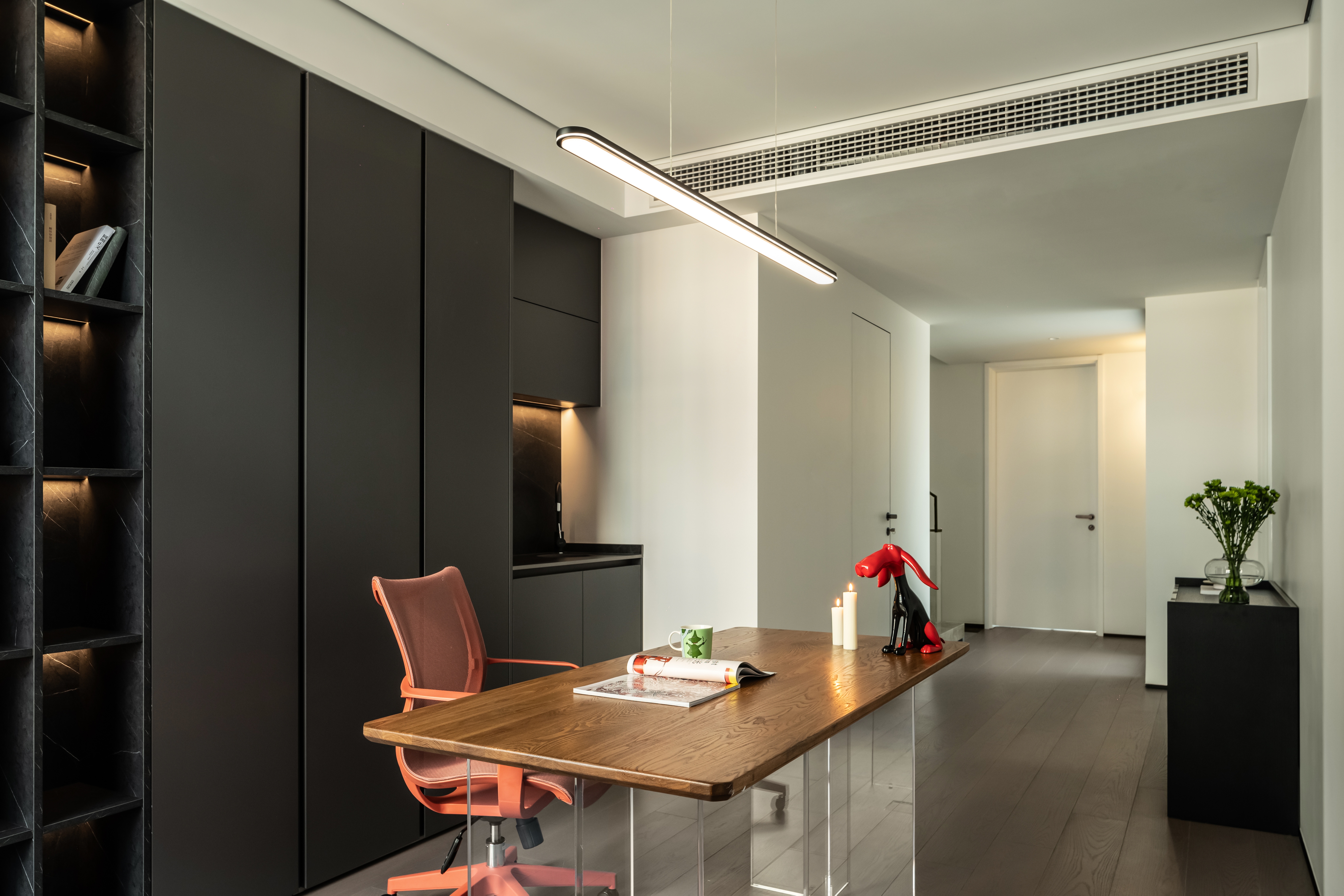 黑白重构,400㎡四层别墅的极简新生丨北岩-42