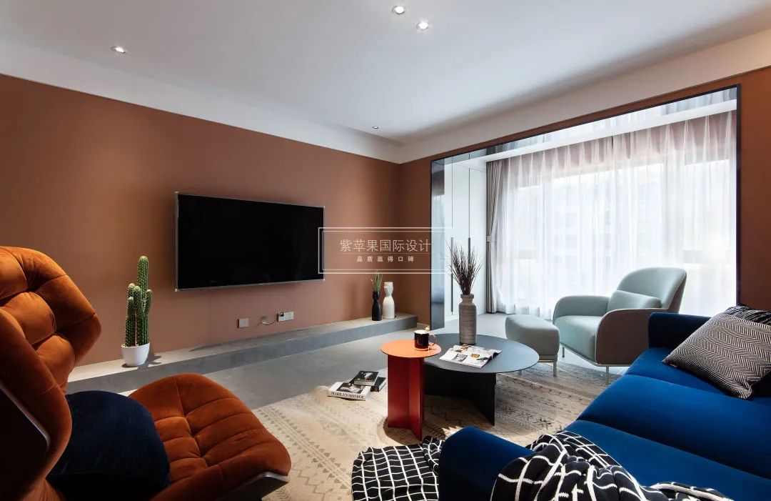 打破常规的色彩之家·现代风格设计案例丨紫苹果装饰集团-30