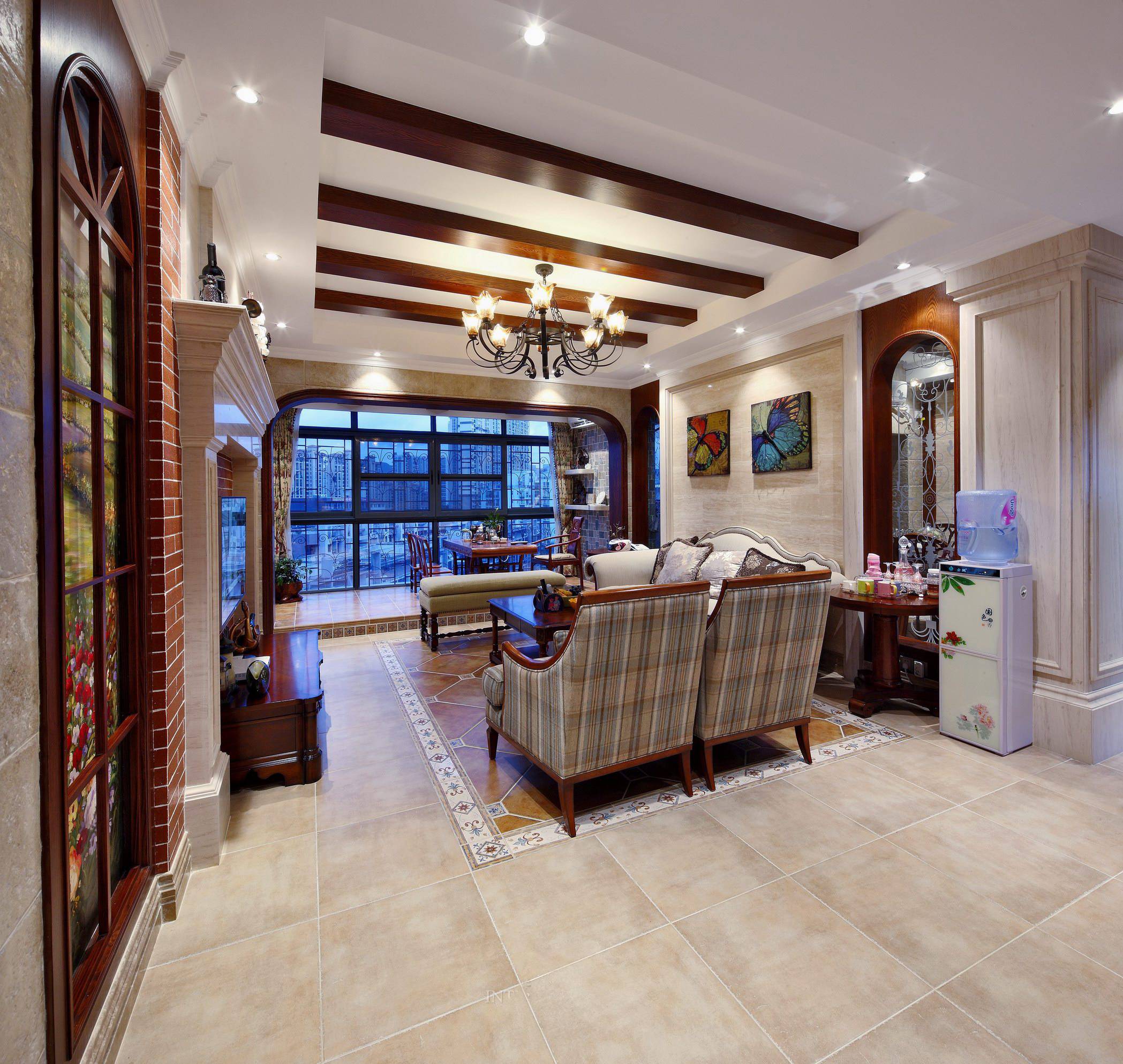 深圳慢城美式风格家居    白益森设计作品-46