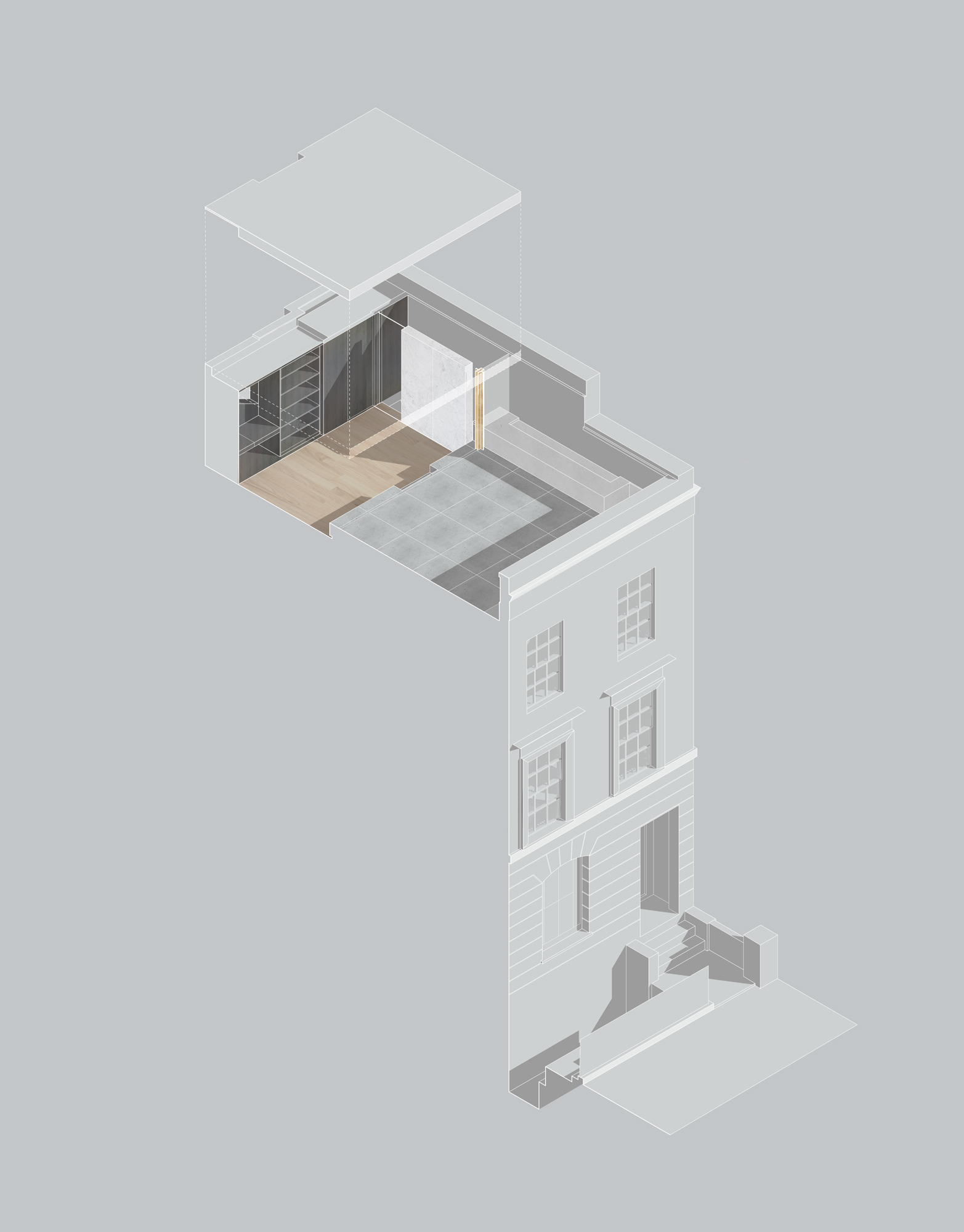伦敦某历史保护排屋屋顶加建项目丨英国伦敦丨ConForm Architects-40