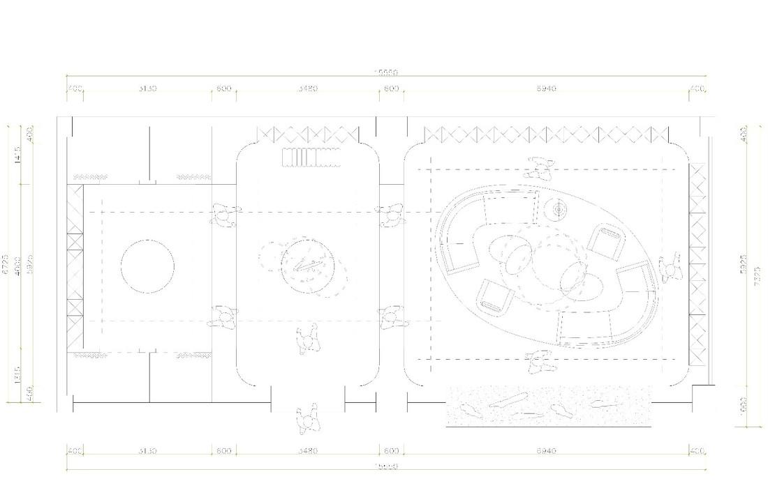 酷黑水波纹不锈钢打造的异形沙发，点睛之笔的试衣间设计-10