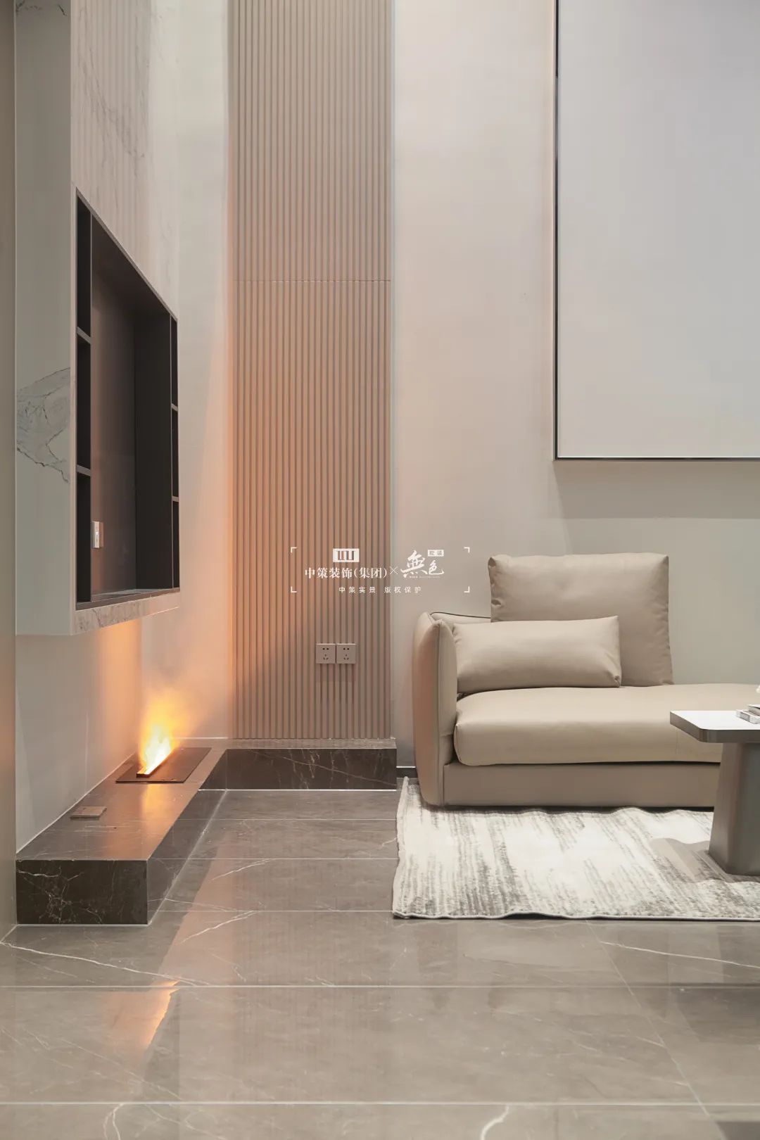 字形意,雍景湾 480㎡现代轻奢别墅装修之美丨中策-4