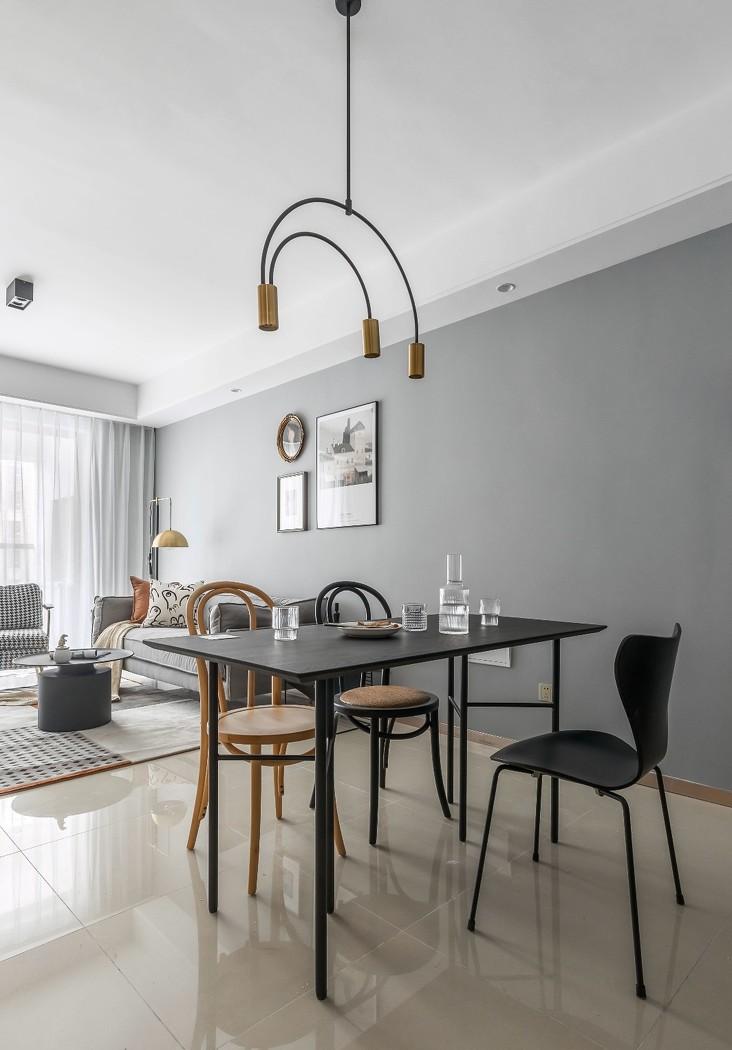 合肥容与设计丨平层丨让北欧复古风来拯救传统中国风精装房-6