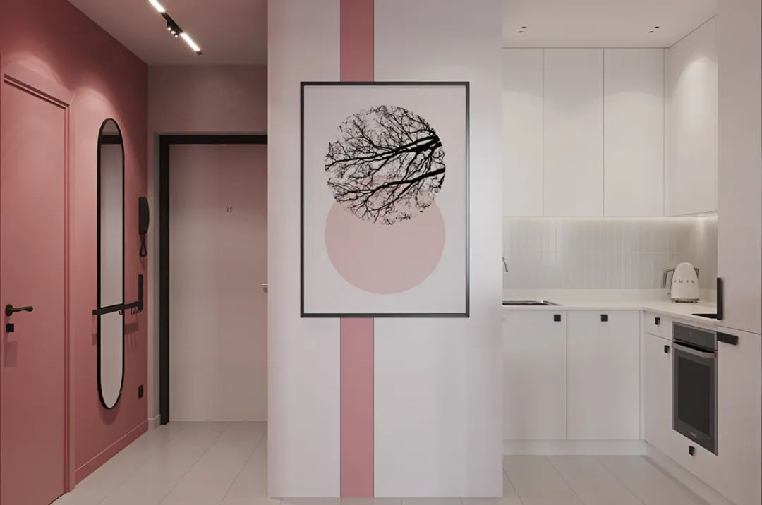 9003 studio 打造 33㎡甜美暖粉单身小宅-18