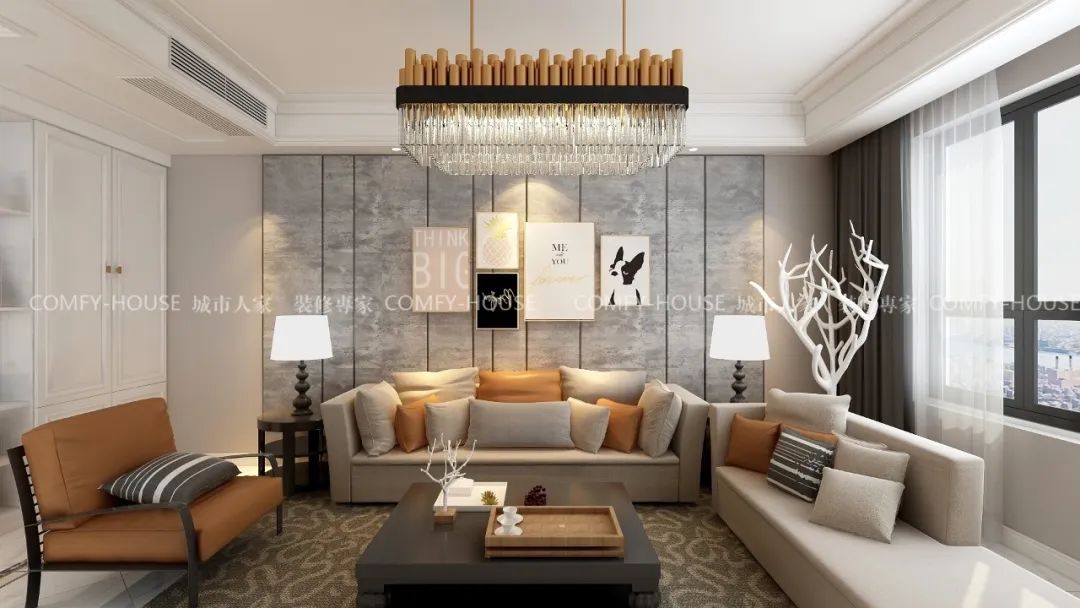 150㎡现代简约,低调奢华空间设计-10