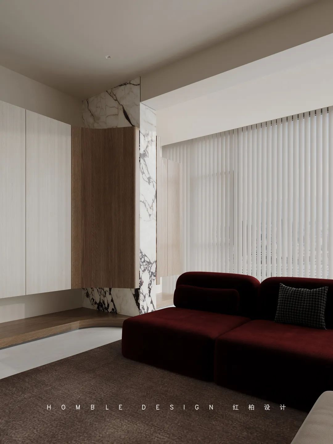 广州星汇云锦 220㎡现代极简家居设计丨中国广州丨红柏设计-14