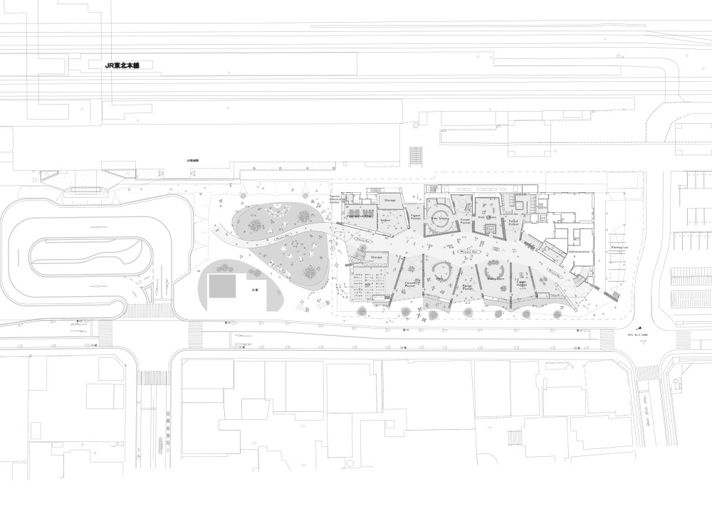 日本 Nasushiobara 市图书馆 | 融入森林元素,打造多感官学习空间-54