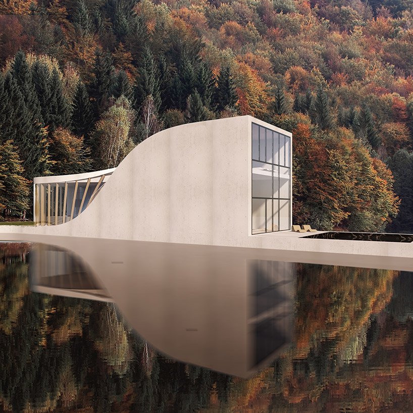 WAFAI 的瑞土湖上建築，有著優雅獨特的曲線屋頂。 - WEHOUSE-2