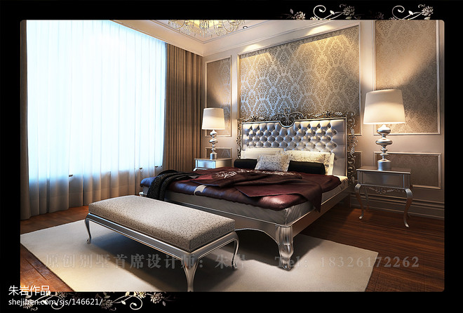 HF  内森庄园（欧式）别墅豪宅装修案例-14