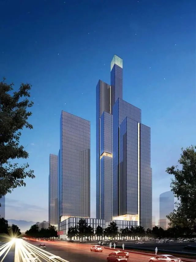 南京金融城二期打造 417 米新地标,绿色峡谷景观成焦点-22