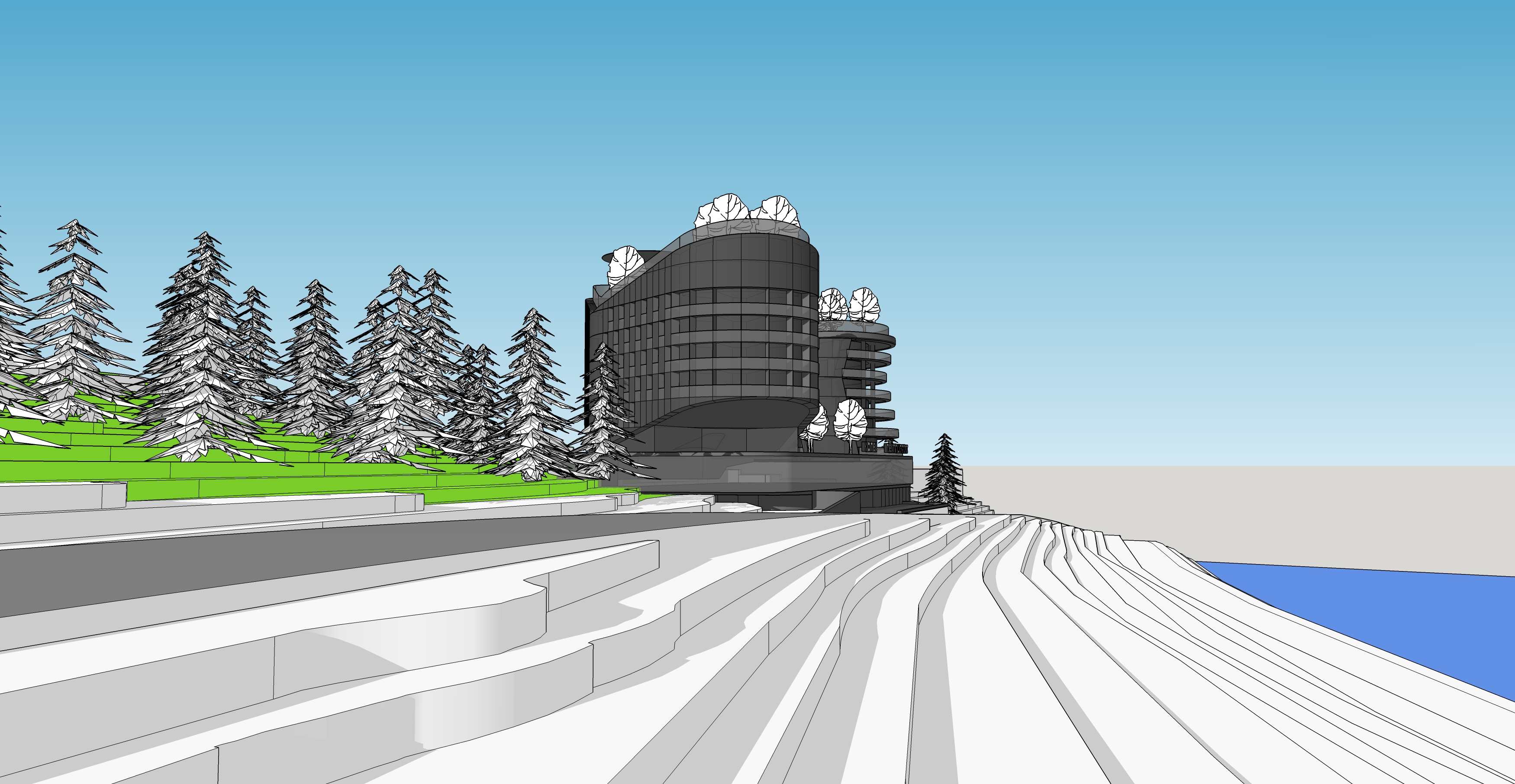 Гостиница. Эскизы.-10