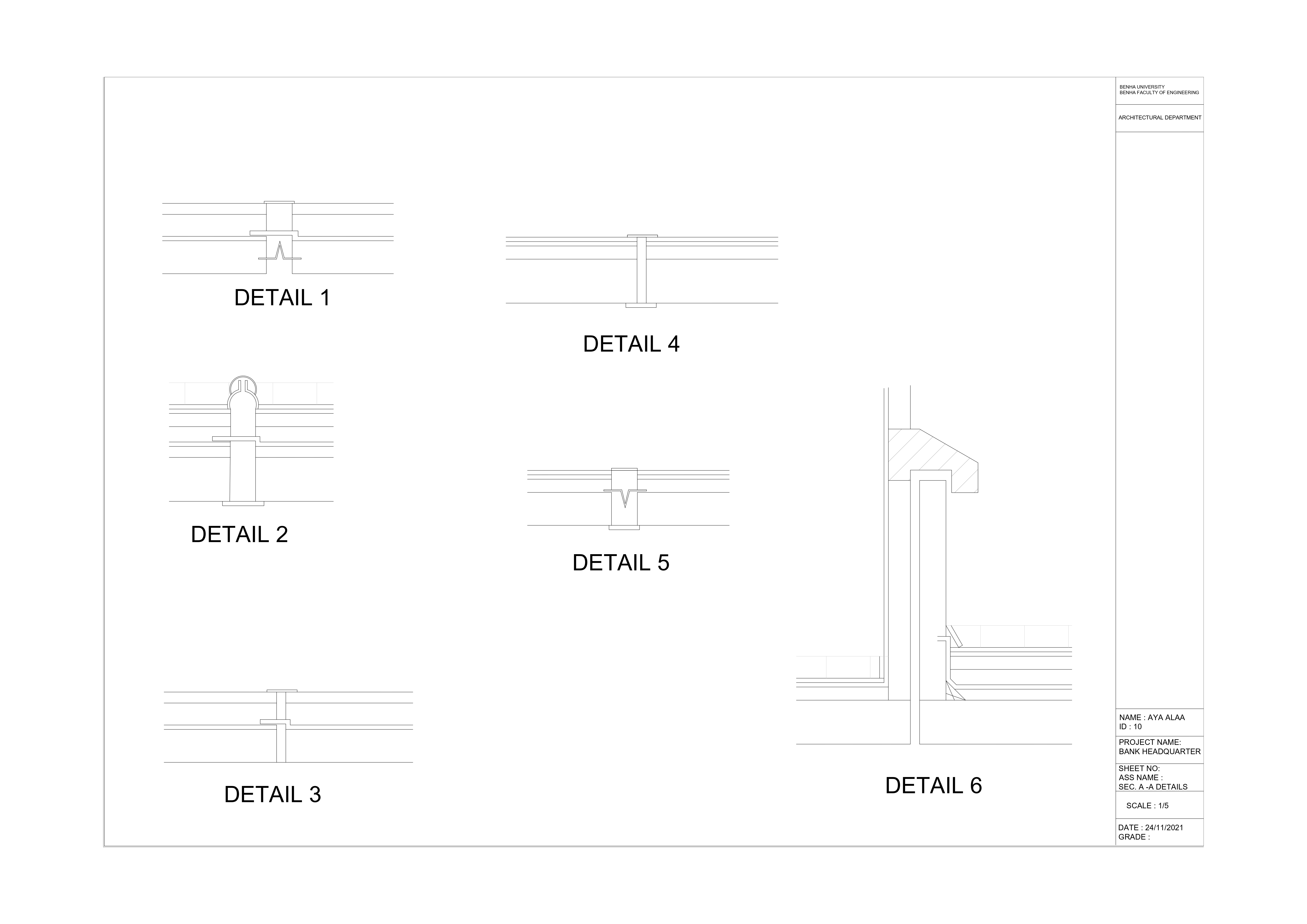 Bank Headquarter - working drawing-16