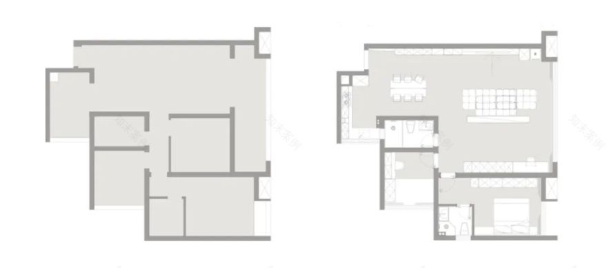 名筑设计实景l113m²属于年轻人的快乐屋。-12