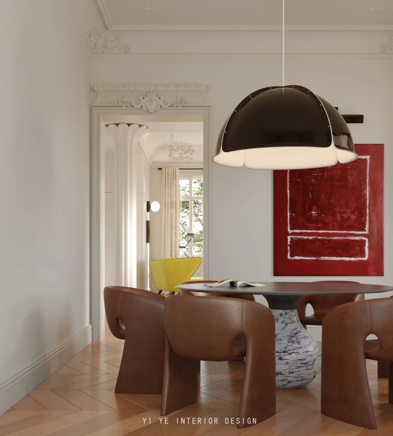 银丽高尔夫 550m² 法式丨一野设计-11