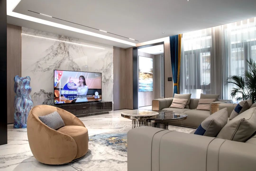 云玺大宅 · 现代简约 600㎡别墅设计丨昆明紫苹果国际设计-27