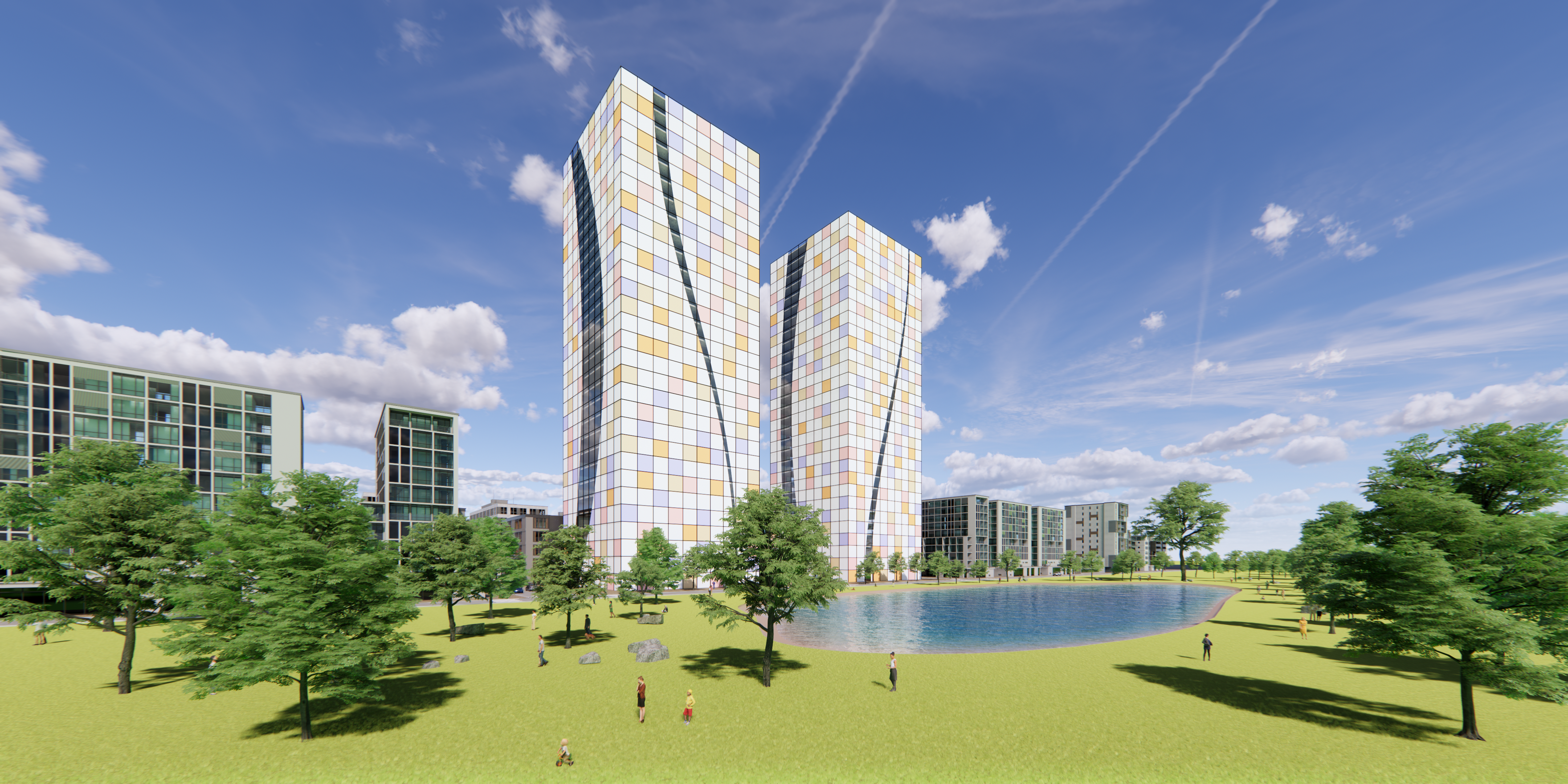 Boolean Difference Tower Rhino Grasshopper-10