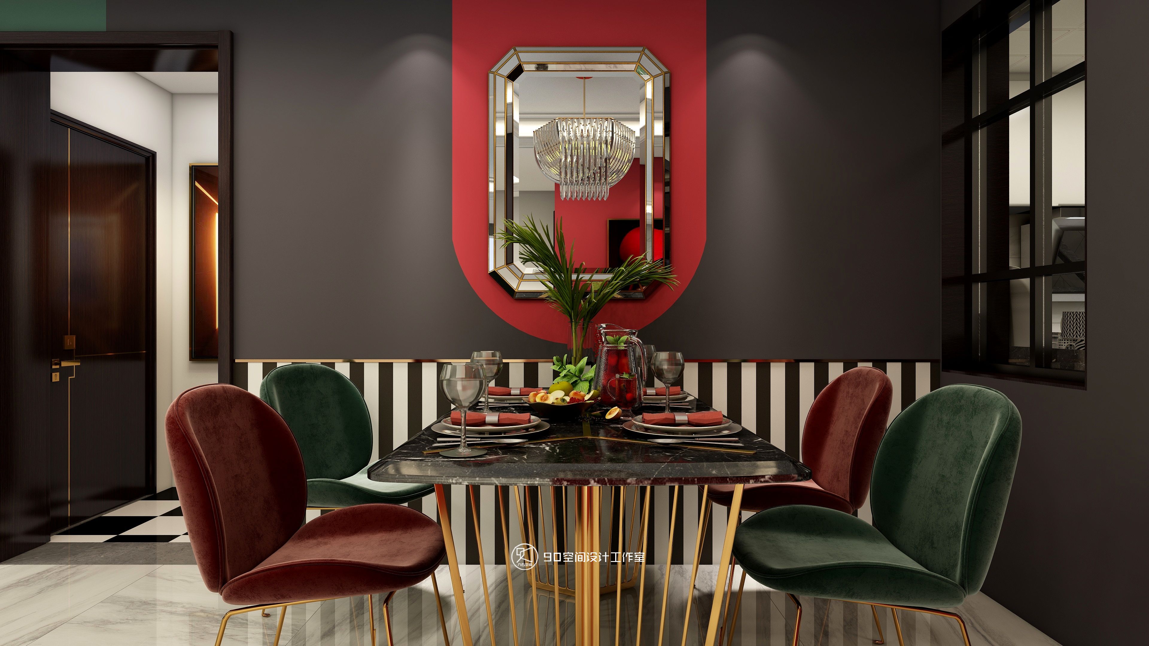 修炼爱情 · 轻奢 90 平方 2 房 2 厅 1 卫设计-28