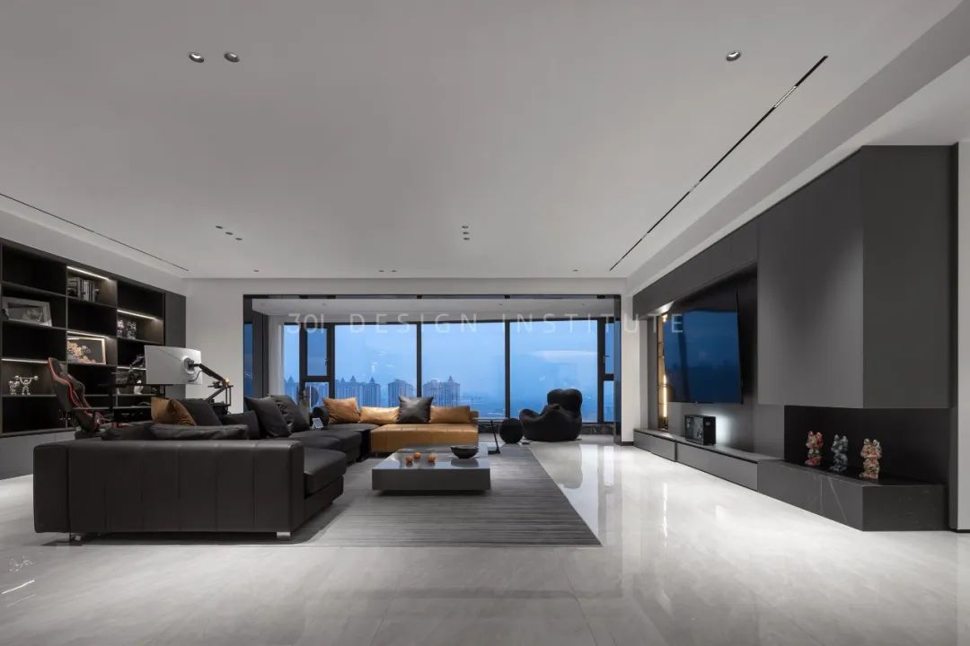 极简黑的魅力 · 广州番禺区的冷静之家丨中国广州丨301 设计研究所-12