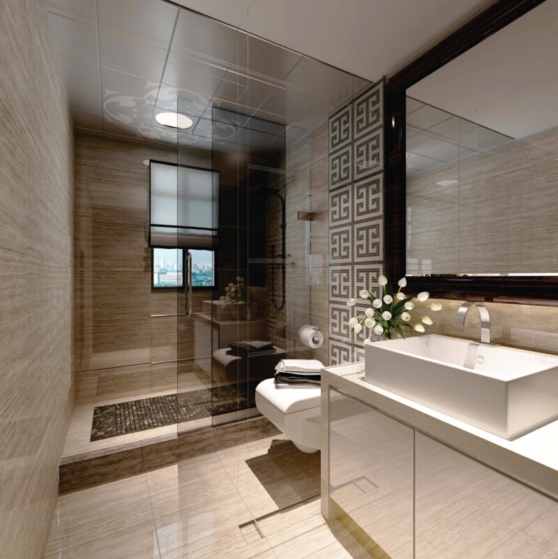 泉州三盛·四季公园现代简约复式住宅设计-11