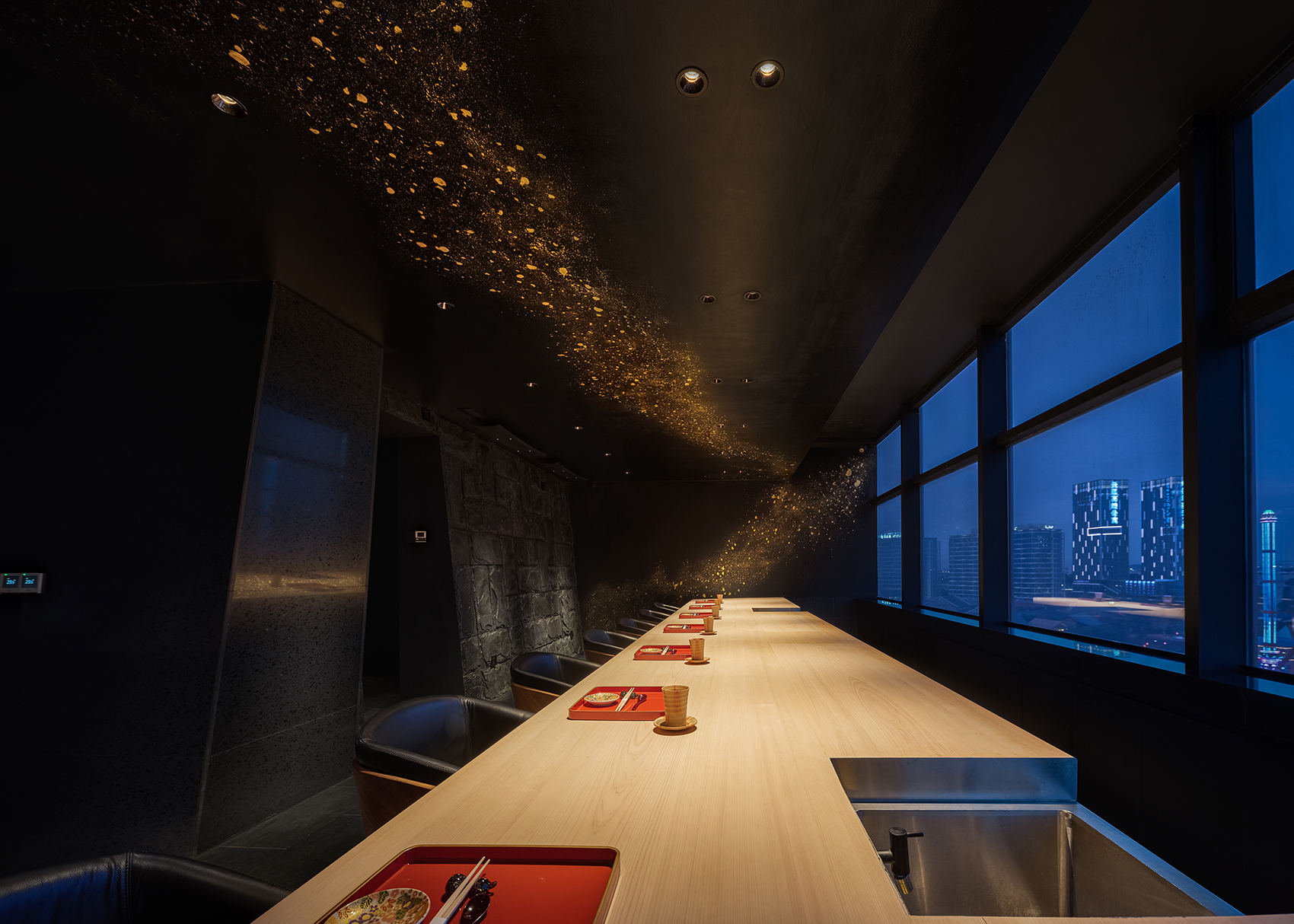 CLOUD ECHO 寿司酒廊丨中国佛山丨堤由匡建筑设计工作室,北京鸣意品牌设计有限公司-40