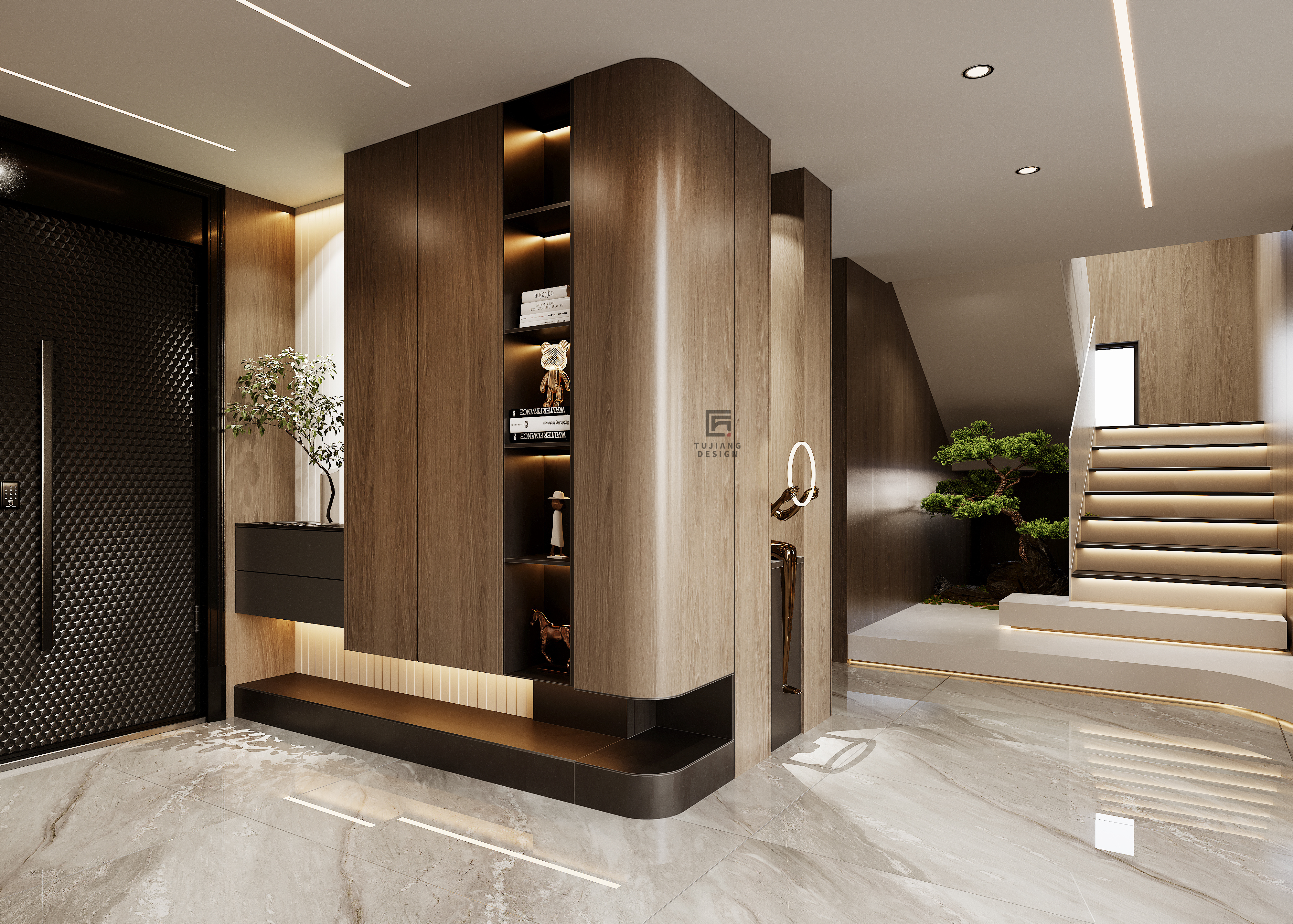 现代别墅，居于自然，与光同尘-8