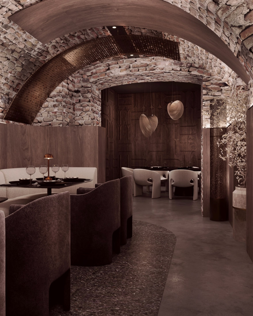 米兰多莫寿司店丨室内设计师Ashley Gadeova,Naos建筑公司-59