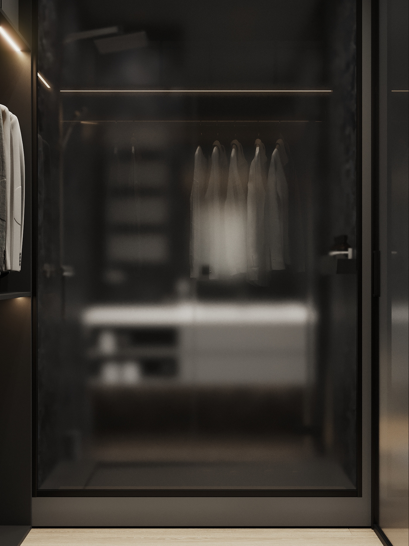 深灰色系空间设计                     -24