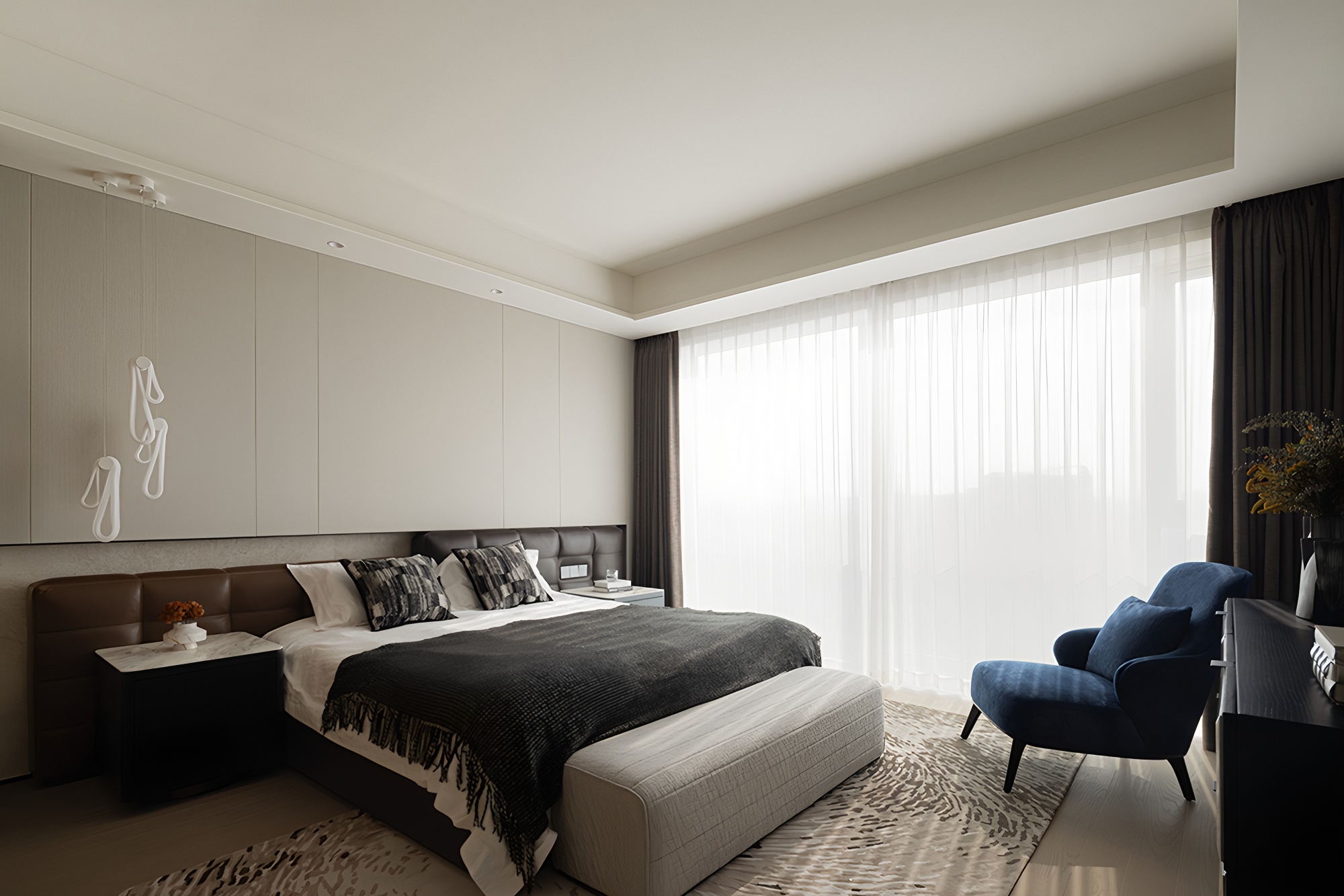 杭州345㎡简约大平层丨中国杭州丨力设计-23