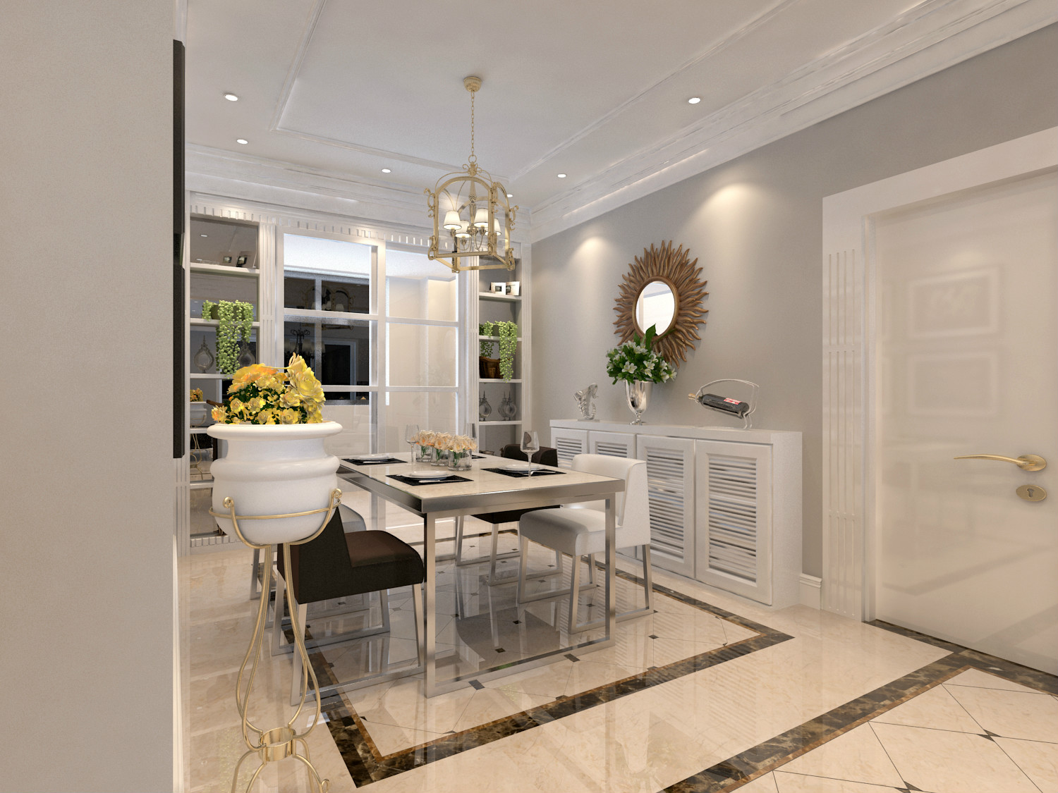 吴忠上桥人家120平米住宅设计-1