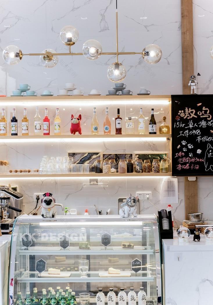 北欧风餐厅设计,温馨简约,金色点缀,打造现代轻奢空间-16