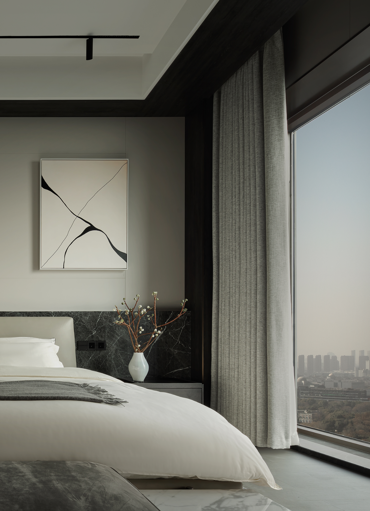 湖景大平层丨中国绍兴丨钱瀚设计团队,常青陈设-53