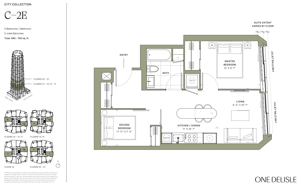 One Delisle Condos 公寓塔楼丨加拿大多伦多丨Studio Gang-63