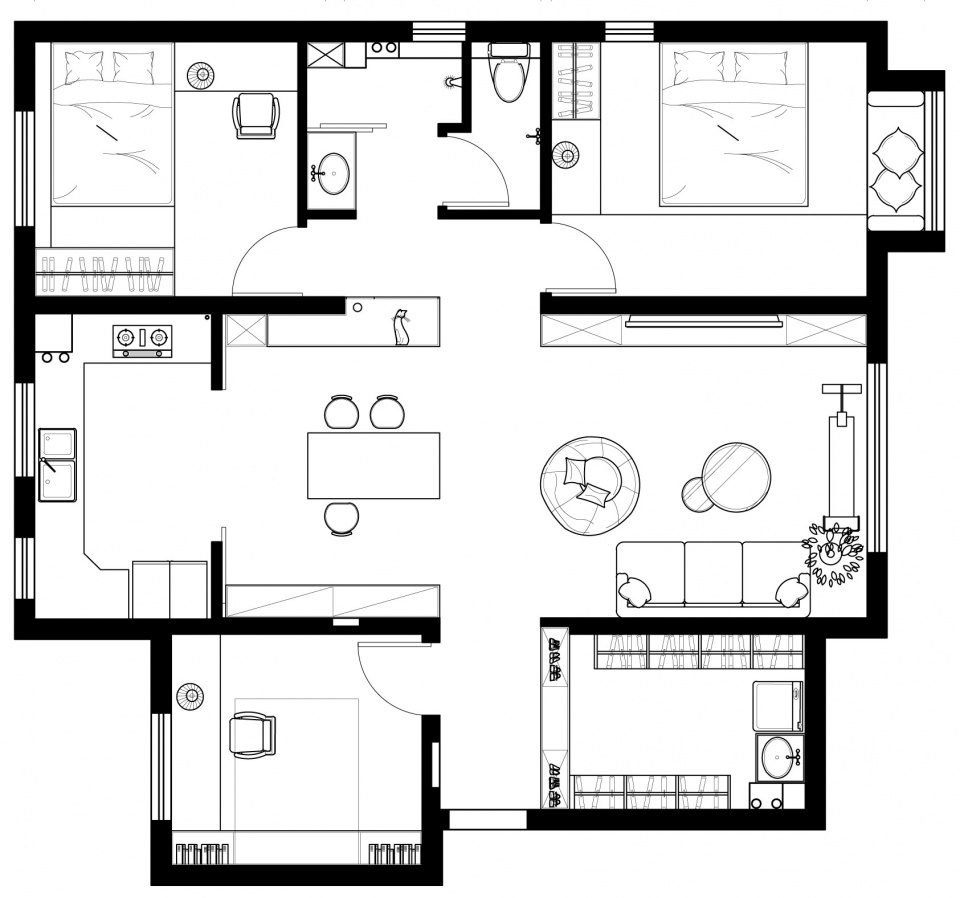 直线、消隐与猫咪乐园，北京 | 张冬月-22