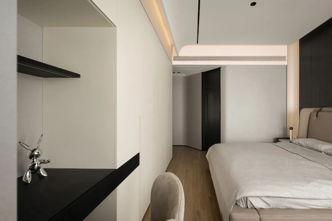 谁来了都说我家拉高了全小区颜值！180㎡大平层精装爆改，气质私宅就该这么装~-69