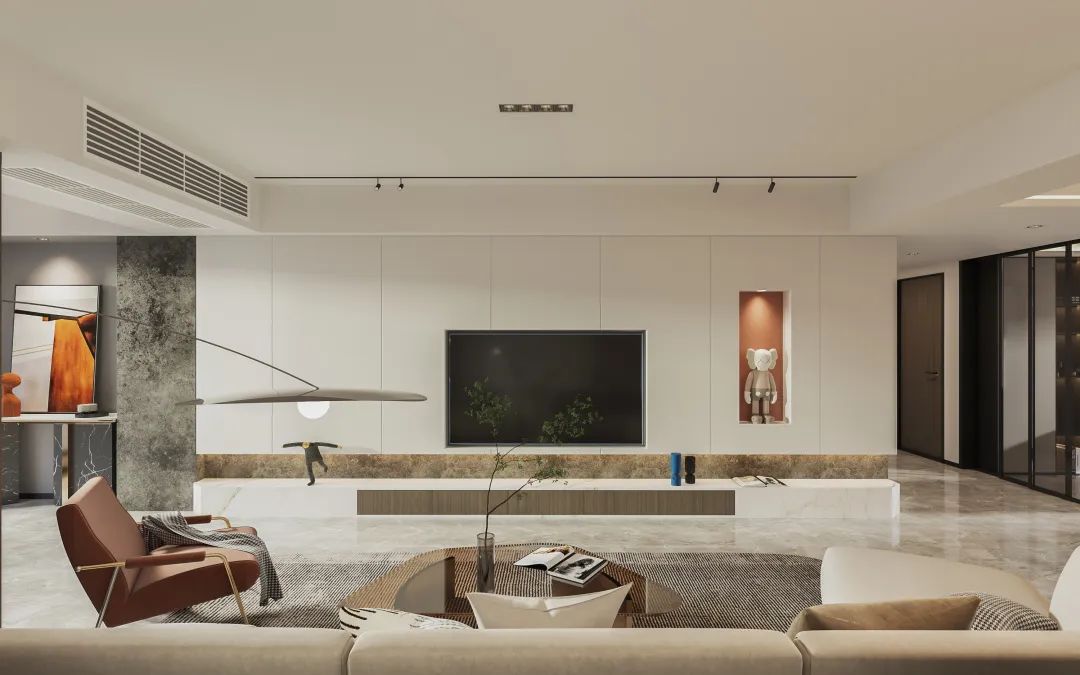 广东潮州四季园现代简约奶油风空间设计丨中国潮州丨潮州市九木堂装饰设计有限公司-9