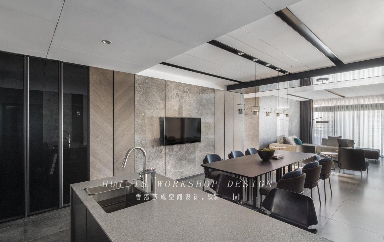 现代轻奢 大理石与高级灰的优雅协奏-17