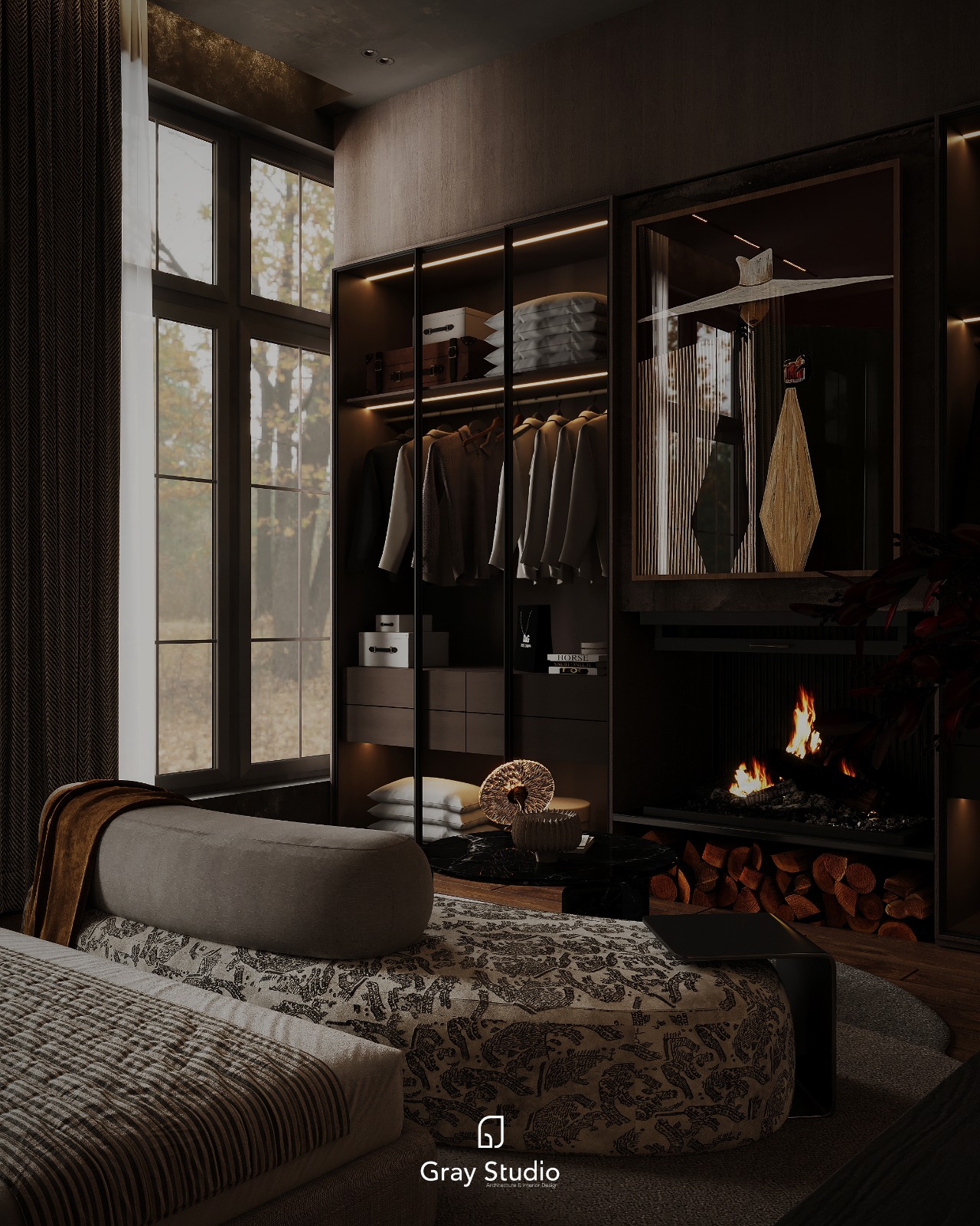 主卧设计项目丨英国丨Gray Studio-12