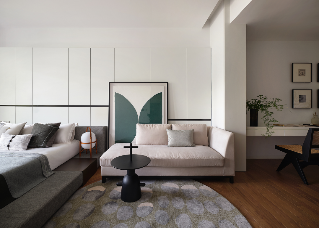 银杏汇湘湖天境 新中式挑空别墅丨中国杭州丨H.N.LIN空间美学馆-63