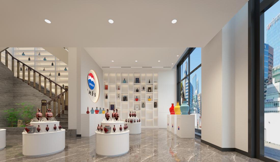 西安旭麟酒业现代中式设计丨中国西安-4