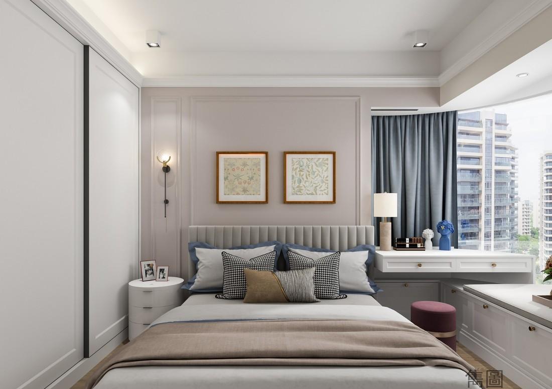 广州盈翠华庭唐宅美式家居改造-16