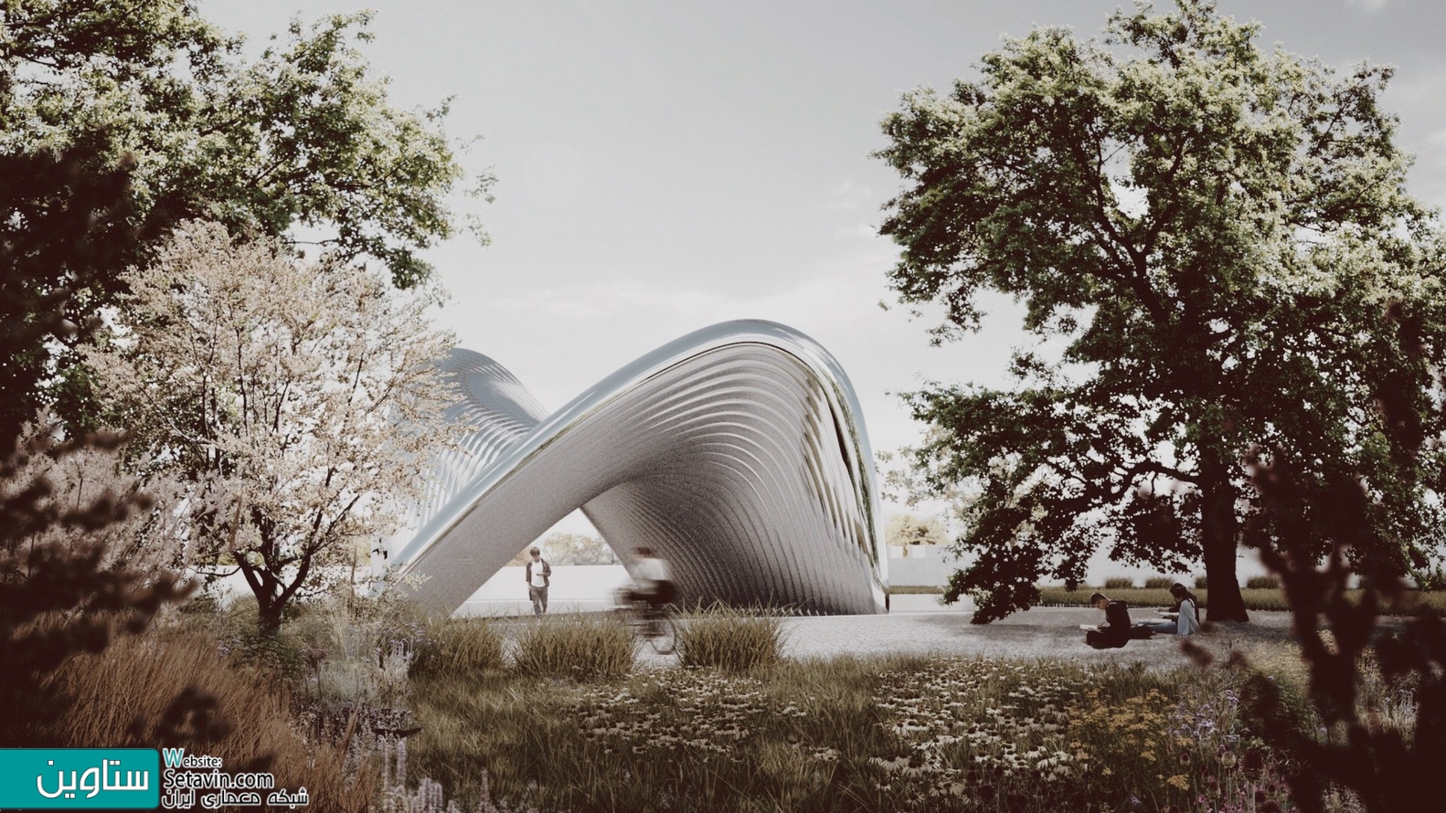 钢结构拱形展馆NAWA丨波兰弗罗茨瓦夫丨Oskar Zieta团队-11